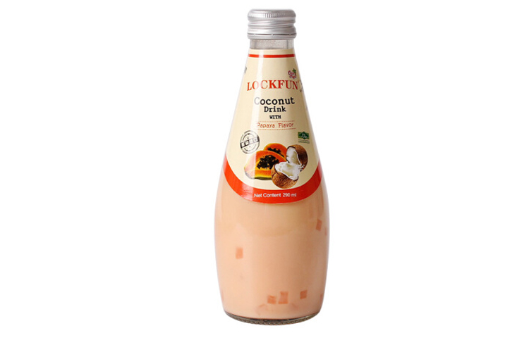 LOCKFUN COCONUT JUICE (PAPAYA) 290ML